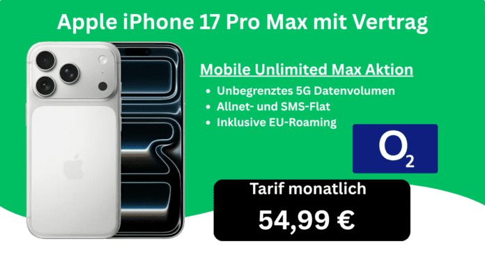 Apple iPhone 17 Pro Max mit Vertrag