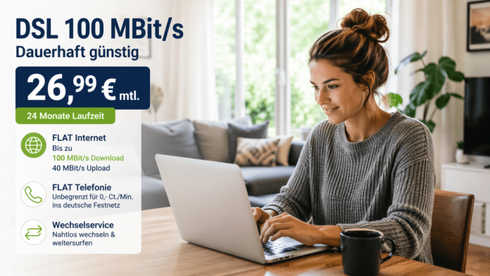 dsl internet angebote 100 mbit