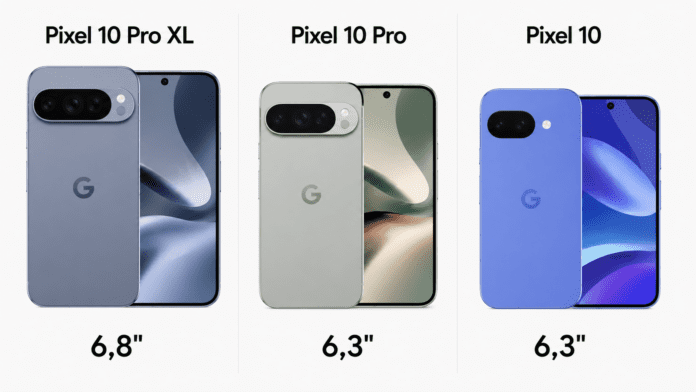 google pixel 10 pro xl vs 10 pro vs 10 vergleich
