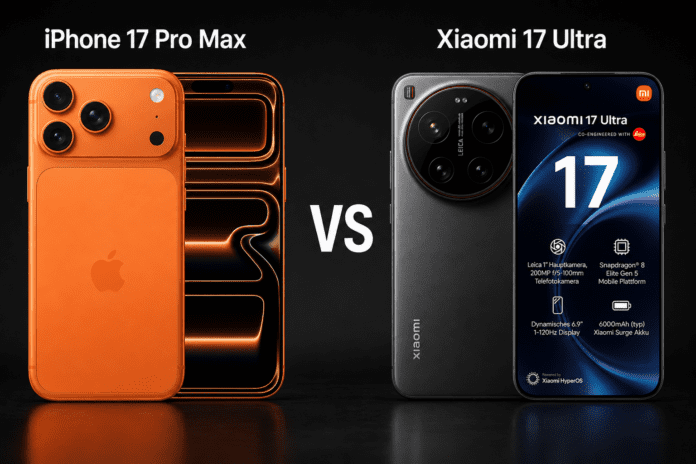 iPhone 17 Pro Max vs Xiaomi 17 Ultra