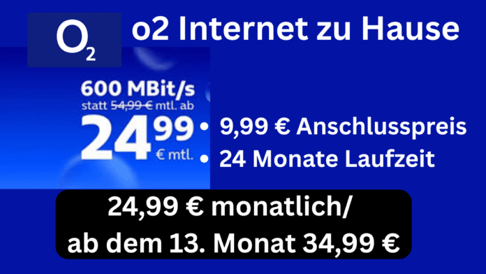 o2 Internet zu Hause Preise