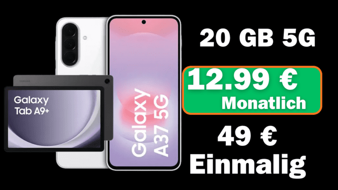 Samsung Galaxy A37 5G mit Galaxy Tab A9+ Vertrag