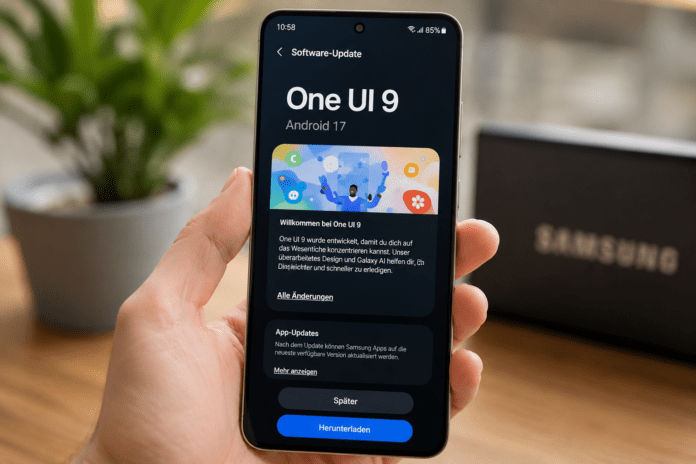 Samsung One UI 9 Android 17 Update endlich verfügbar