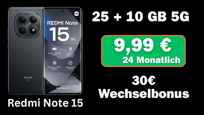 xiaomi Redmi Note 15 5g günstig kaufen
