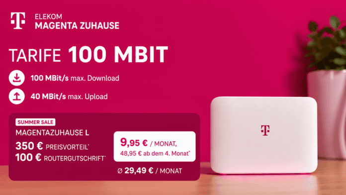 Telekom Magenta Zuhause Tarife 100 Mbit