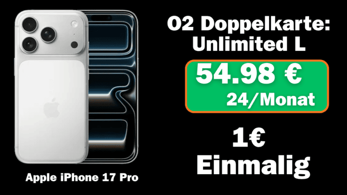 Apple iPhone 17 Pro o2 mit Vertrag