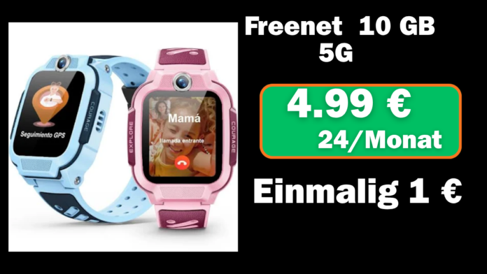 IMOO Watch Phone Z3 für Kinder mit 10 GB 5G und 1 € einmalig für nur 4,99 € monatlich