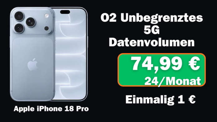 Apple iPhone 18 Pro mit Unlimited-Tarif bei MediaMarkt — 1,– € Gerätepreis