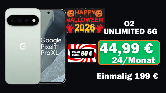 Google Pixel 11 Pro XL mit Allnet-Flat (o2) – MediaMarkt Deal