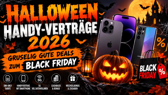 Halloween Handyvertrag zum Black Friday 2026